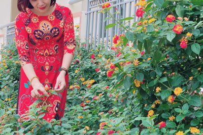 GIÁO VIÊN TRƯỜNG TIỂU HỌC A MA TRANG LƠNG TÍCH CỰC  HƯỞNG ỨNG TUẦN LỄ ÁO DÀI